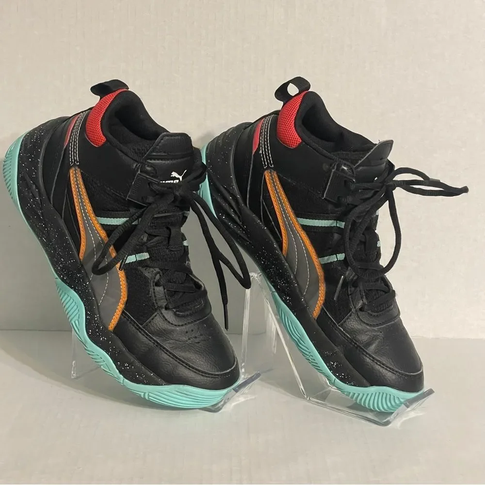 PUMA - Juniors Rebound Future Next Gen Speckle Basketball Shoes, Big Kid size 5 - Picture 4 of 11
